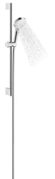 HANSGROHE HG Crometta Vario EcoSmart Brausenset 9 l/min/Unica 900mm weiß/chrom  – 26538400