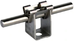 DEHN Leitungshalter DEHNgrip NIRO f. Rd 8mm H 20mm m. Befestigungsbohrung 7,8mm   – 207009