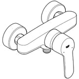 GROHE Grohe Eurostyle Cosmopolitan Brause-Batterie, chrom   – 33 590 002