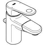 GROHE Grohe Europlus Einhand WT-Batterie chrom, ausziehbarer Auslauf   – 33 155 002