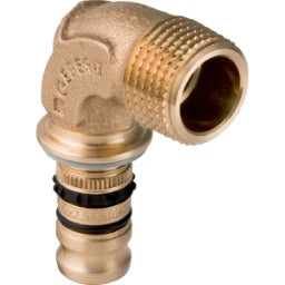 GEBERIT GE Mepla Uebergangsbogen AG RG 90 Gr. d16mm x R3/4  – 601.253.00.5