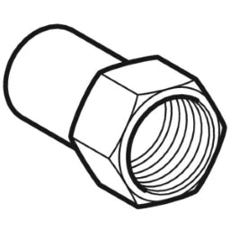 GEBERIT GE Mapress Edelstahl Uebergang m. Einschubende d22mm x Rp1/2, NPW  – 40935