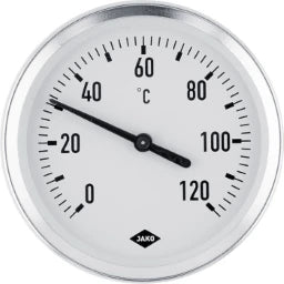 JAKO Anliege-Thermometer Fig.2612  80 mm Dm. 0-120 Grad C   – 2611090000