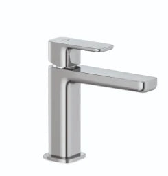 KLUDI Kludi Renon Waschtisch-EHM 110 mit Push-Open Ablaufgarnitur mattschwarz  – 422883975