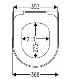 HAMBERGER Haro WC Sitz Bacon SoftClose weiß abnehmb.Scharn. C4302G f. Laufen Pro WWC  – 531331