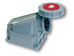 PC ELECTRIC CEE Wandsteckdose 63A 5p 6h IP66/67   – 135-6