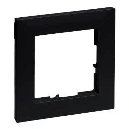 LEGRAND SEANO 1-fach Rahmen in der Farbausführun g Schwarz lackiert  – 765371