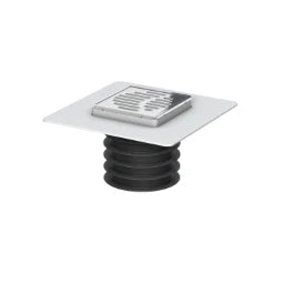 ACO ACO Passino DN 110 GV50, Rahmen 104 x 104 Rost Edelstahl, Flansch  – 2310.91.00