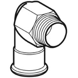 GEBERIT GE Mapress Edelstahl Uebergangswinkel 90 Gr. d54mm x R2  – 33839