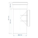 POLOPLAST PO Reinigungsrohr POLO-KAL NG DN 110   – 02344