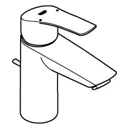 GROHE Grohe EH-WT-Batterie Eurosmart 33265_3 S-Size Zugstangen-Ablaufgarnitur chrom   – 33 265 003