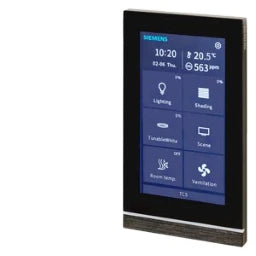 SIEMENS Touch Control TC5 UP205/22,schwarz für h oriz./vertik. Installation  – 5WG1205-2AB22