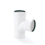 REHAU RAUPIANO PLUS Einfachabzweig DN 110/110, 87 Grad, max flow  – 11230051001