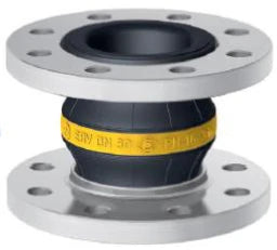ELAFLEX Elaflex Gi-Kompensator gelb  PN16 DN 50 I:NBR(Nitril) A:Chloropren 90Gr.F.St.v.   – ERV-G 50.16