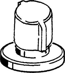 HANSA Hansa Prisma Sichtteil zu UP-Ventil, chrom   – 0228 9134