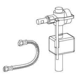 REHAU MEPA Ersatzset UPSK SC R11 Füllventil mit Panzerschlauch  – 18965901267
