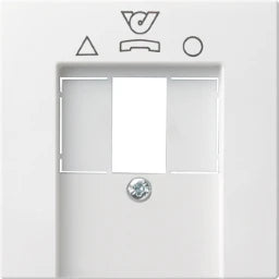 GIRA Abdeckung für TDO-Anschlussdose 3x10 System 55 reinweiß glänzend   – 026003