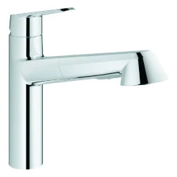 GROHE Grohe Eurodisc Cosmopolitan Spültischarm flacher Auslauf Spülbrause auszb. chrom   – 32 257 002