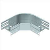 OBO Bogen 90° für Kabelrinne, horizontal 60x 100 Stahl bandverzinkt  – 6036560