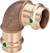 VIEGA Viega Bogen 90 Grad mit SC Sanpress 2216 in 42mm Siliziumbronze   – 119 560