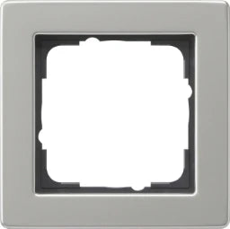 GIRA Rahmen 1fach E2 Edelstahl   – 021133