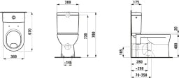 LAUFEN Laufen Pro Stand-WC Flachspüler bahamabeige   – H8249590180001