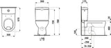 LAUFEN Laufen Pro Stand-WC Flachspüler bahamabeige   – H8249590180001