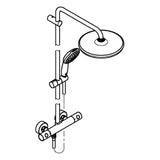 GROHE Grohe Duschsystem Tempesta 250 26670_1 Brause-THM KB Tempesta 250 chrom  – 26 670 001