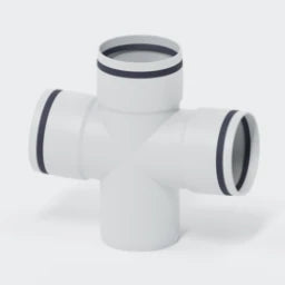 POLOPLAST PO Doppelabzweig POLO-KAL 3S DN 90/90/87Grad  – 102612