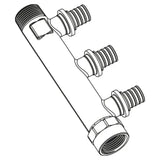 REHAU REHAU Schiebehülsenvert. RAUTITAN RX+ 3-fach, 16 - R/Rp 3/4   – 14563851001
