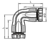 HAWLE Hawle Fit Winkel 90Gr.PE/PE 5/4"/da40   – 5006054