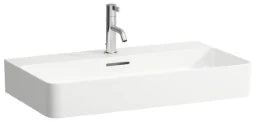 LAUFEN Laufen VAL Aufsatz-Waschtisch 1 HL m. ÜL Unterseite geschliffen 75x42cm weiß  – H8162850001041