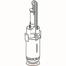 GEBERIT GE Heberglocke zu Spuelkasten AP140 2-Mengen   – 240.428.00.1