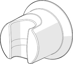 HANSA Hansa Brausehalter verchromt   – 0443 0100