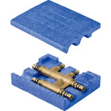 GEBERIT GE Mepla Kreuzungs-T-Stueck mit Box d20 x 20 x 20mm, MS   – 612.319.00.5