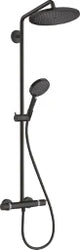 HANSGROHE HG Showerpipe Croma Select S 280 mit Raindance Handbrause mattschwarz  – 26890670