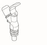KWC AUSTRIA KWC Trinkbrunnenarmatur DN 15 mit Kappendruckknopf u. Verdrehsicherung  – 2000101118