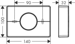HANSGROHE HG AddStoris Hygienebeutelspender mattschwarz  – 41773670