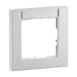 LEGRAND SEANO+ 1-fach Rahmen mit Beschriftungsfe ld, Farbausführung Ultraweiss  – 765891