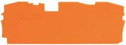 WAGO Abschluss- und Zwischenplatte 1 mm dick, orange   – 2016-1392