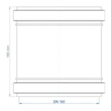 POLOPLAST PO Überschiebmuffe POLO-KAL NG DN 160   – 02316