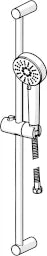 HANSA Hansa Wandst.garnitur HANSABASIC 3-strahlig DN15 chrom  – 5578 0133