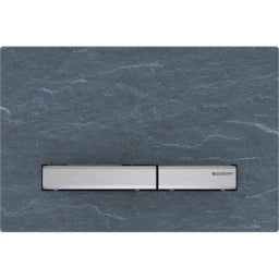 GEBERIT GE Betaetigungsplatte Sigma50 2-Mengen mustang-schiefer, square   – 115.788.JM.2
