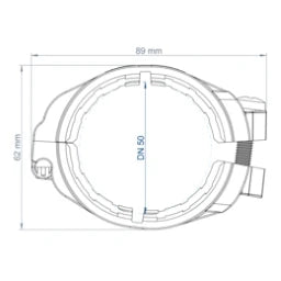 POLOPLAST PO Auszugsichere Verbindung POLO-KAL XS  3S DN 50  – 101752