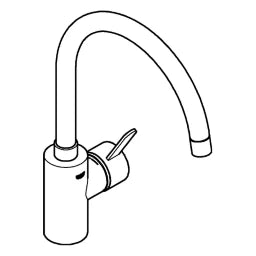 GROHE Grohe Eurosmart Cosmopolitan EH-Spültischbatterie   – 32 843 002