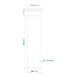 POLOPLAST PO Steckmuffenrohr POLO-KAL NG DN 125/500   – 02052