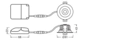 LEDVANCE SPOT ADJUST 8W 930 PS DIM IP20 WT  – 4058075799646