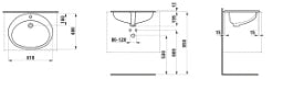 LAUFEN Laufen Indova Waschtisch 60cm weiß H-Qual.   – H8113920000001