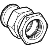 GEBERIT GE Mapress ES Uebergangsverschraubung mit UeWM aus Edelstahl d54mm x Rp2  – 35356