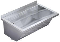 KWC AUSTRIA KWC Sirius Waschtrog  750x354x500mm Ablauf links, Chromstahl fugenlos   – 2030045759